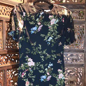 H&M Floral dress with flutter sleeve detail